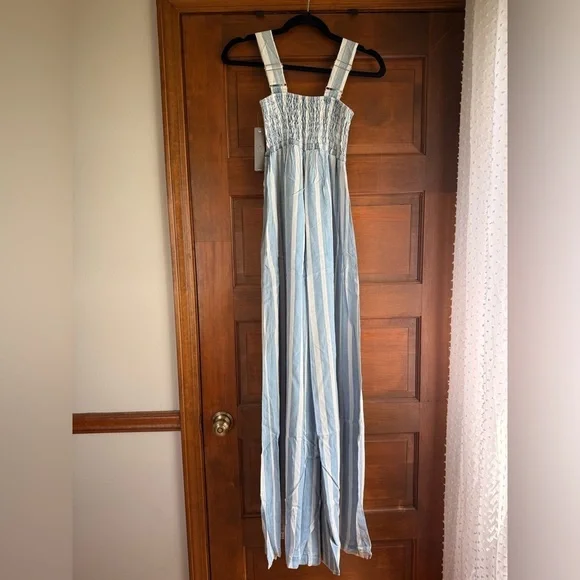 Tractr Wide Leg Striped Jumpsuit 🤍 - Picture 2 of 4